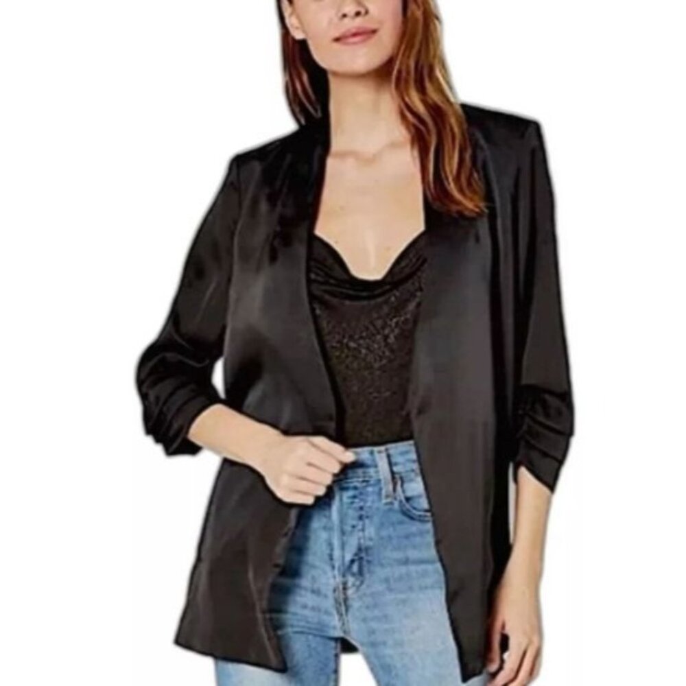 bishop + young Icon Blazer Size Small New Women's Black Career Office Business